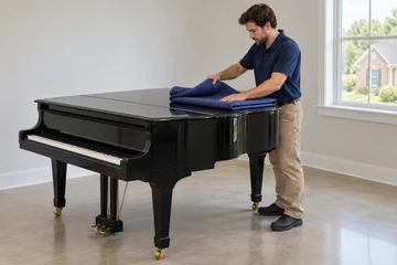 Piano moving preparation in Franklin, TN Piano moving preparation in Franklin, TN